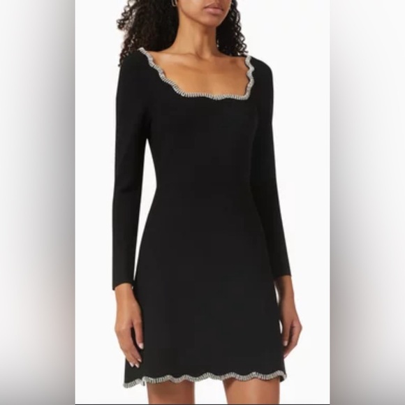 NWTGS Brand New Sandro Rhinestone Embellished Dress - Picture 1 of 4